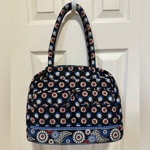 Vera Bradley Night Owl bowler handbag